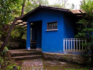 One of many cabins on the property. 